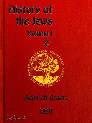 [Gutenberg 43056] • History of the Jews, Vol. 1 (of 6)